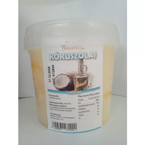 Kokosöl / Kokosfett 1000 ml