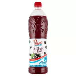   "Pölöskei Sirup, diabetisch, Geschmack nach schwarzer Johannisbeere, 1 Liter.