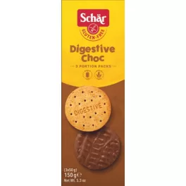   Gullón Digestive Choco - zuckerfreier, ballaststoffreicher Schokoladenkeks, 270 g.