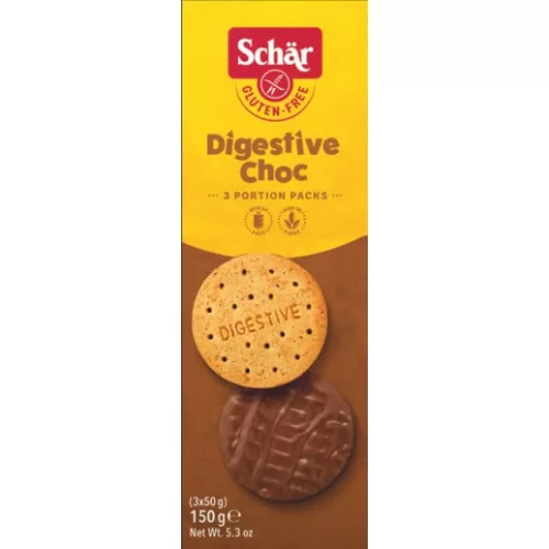 Gullón Digestive Choco - zuckerfreier, ballaststoffreicher Schokoladenkeks, 270 g.