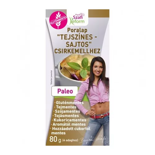 Szafi Reform poralap "krémes - sajtos" csirkemellhez (gluténmentes) 80 g